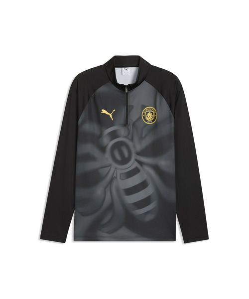 PUMA(プーマ)の「PUMA プーマ メンズ 2026-27 マンチェスターシティ FC プレマッチ 1/4 ジップト(Tシャツ/カットソー・メンズ・ブラック/ホワイト系その他・X-LARGE/SMALL/MEDIUM/LARGE)」の9枚目の写真