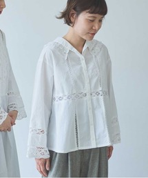 Cotton バテンレース blouse