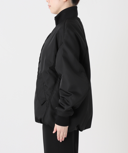 TICCA(ティッカ)の「TICCA ティッカ スタンドネックブルゾン 263410014(その他アウター・レディース・ブラウン/ブラック・FREE)」の3枚目の写真