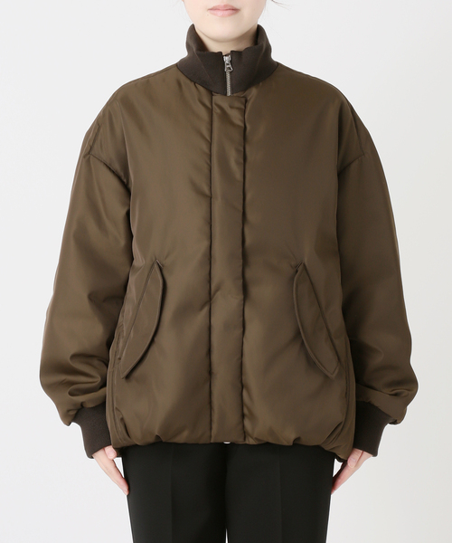 TICCA(ティッカ)の「TICCA ティッカ スタンドネックブルゾン 263410014(その他アウター・レディース・ブラウン/ブラック・FREE)」の14枚目の写真