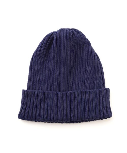 AVIREX(アヴィレックス)の「《NAVAL COLLECTION》SURPLUS STENCILPRINT COTTON KNITWATCH / サープラス ステンシルプリント コットン ニットワッチ / AVIREX / アヴィレックス(ニットキャップ/ビーニー・メンズ・ネイビー/ブラック・FREE)」の5枚目の写真