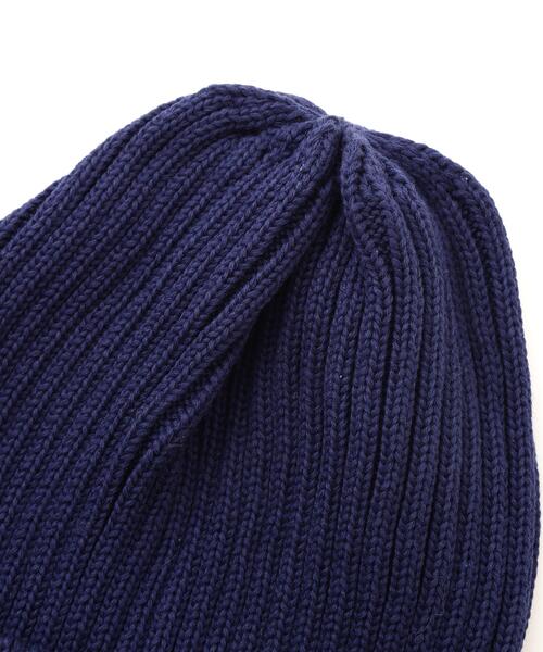 AVIREX(アヴィレックス)の「《NAVAL COLLECTION》SURPLUS STENCILPRINT COTTON KNITWATCH / サープラス ステンシルプリント コットン ニットワッチ / AVIREX / アヴィレックス(ニットキャップ/ビーニー・メンズ・ネイビー/ブラック・FREE)」の4枚目の写真