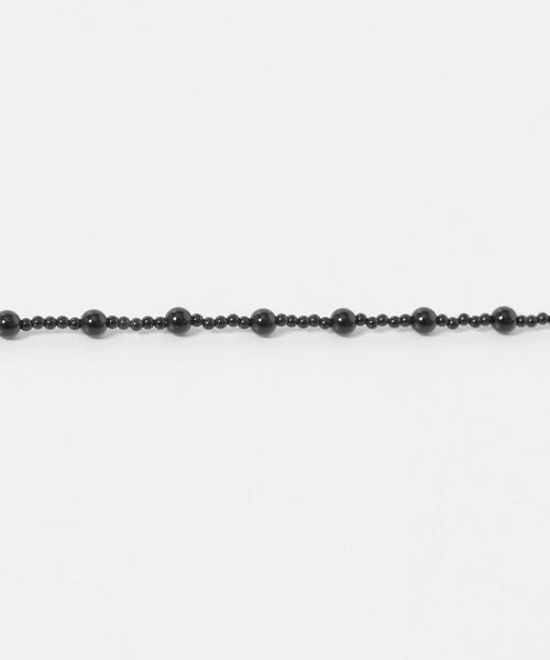 URBAN RESEARCH ROSSO WOMEN(アーバンリサーチ ロッソ)の「LAPUIS SV ROUND STONE NECKLACE(ネックレス・レディース・ブラック/ホワイト・-)」の7枚目の写真