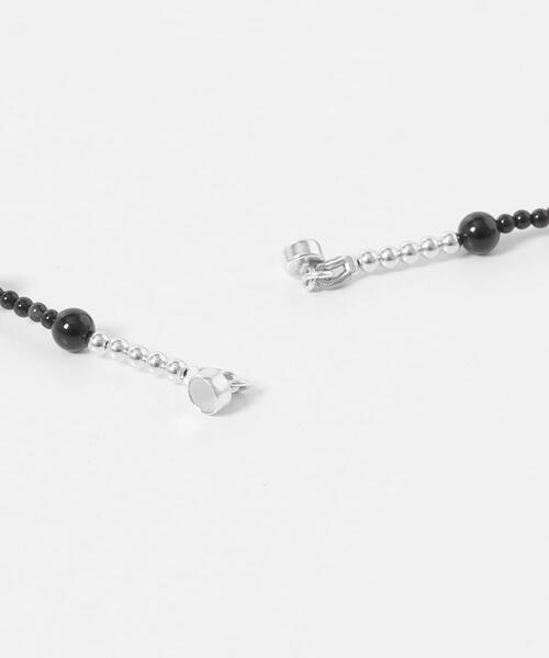 URBAN RESEARCH ROSSO WOMEN(アーバンリサーチ ロッソ)の「LAPUIS SV ROUND STONE NECKLACE(ネックレス・レディース・ブラック/ホワイト・-)」の8枚目の写真