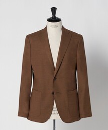 BOGLIOLI | <BOGLIOLI>ホップサック シングル 2ボタン テーラードジャケット(テーラードジャケット)