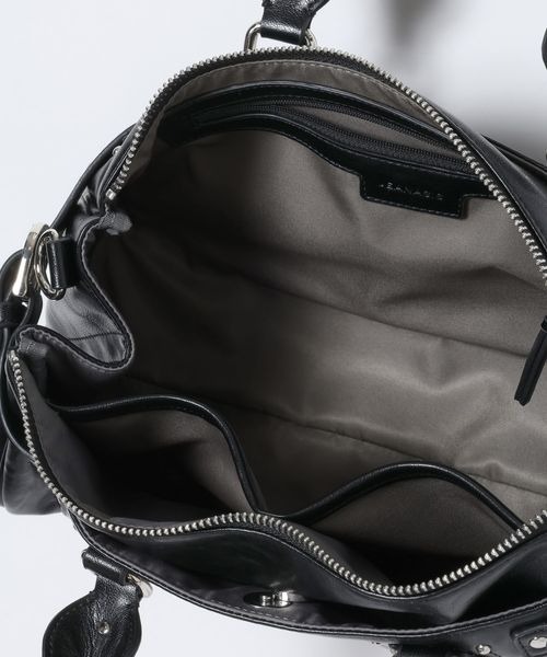 JEANASIS(ジーナシス)の「ヴィンテージバレルボストンBAG/1077740(ボストンバッグ・レディース・ブラウン/ブラック/レッド系その他・FREE)」の10枚目の写真