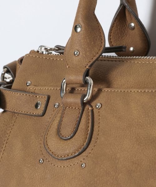 JEANASIS(ジーナシス)の「ヴィンテージバレルボストンBAG/1077740(ボストンバッグ・レディース・ブラウン/ブラック/レッド系その他・FREE)」の12枚目の写真