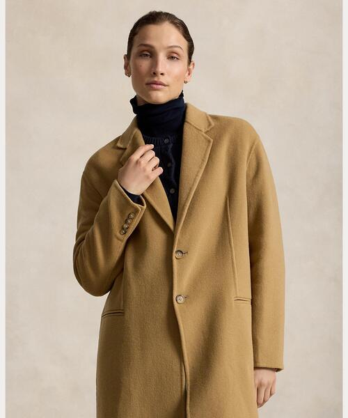 POLO RALPH LAUREN(ポロ ラルフ ローレン)の「ダブルフェイスド ロング ウール コート(チェスターコート・レディース・ブラウン系5・XXS/XS/L/M/S)」の7枚目の写真