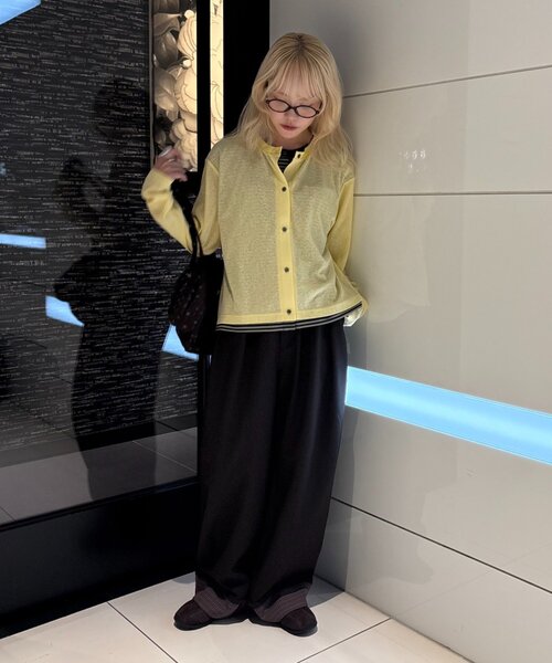 CIAOPANIC TYPY（チャオパニックティピー）の「【UNISEX】チェック柄ロールアップスラックス（その他パンツ・レディース・グレー/ブラウン・LARGE/MEDIUM）」の18枚目の写真