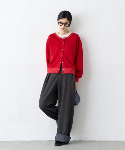 CIAOPANIC TYPY（チャオパニックティピー）の「【UNISEX】チェック柄ロールアップスラックス（その他パンツ・レディース・グレー/ブラウン・LARGE/MEDIUM）」の19枚目の写真