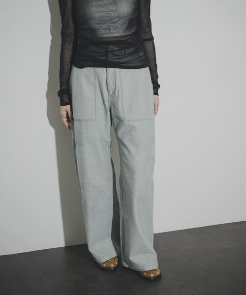 THE GOODLAND MARKET(ザグッドランドマーケット)の「ザ グッドランド マーケット RE DENIM BAKERPANTS(デニムパンツ・メンズ・ライトインディゴブルー・3/1/2/4)」の1枚目の写真