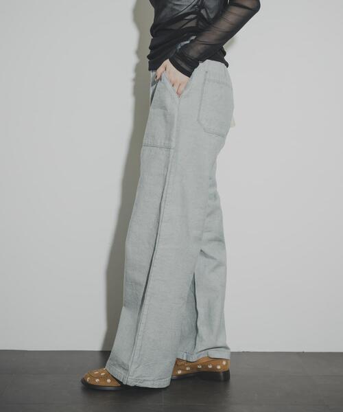 THE GOODLAND MARKET(ザグッドランドマーケット)の「ザ グッドランド マーケット RE DENIM BAKERPANTS(デニムパンツ・メンズ・ライトインディゴブルー・3/1/2/4)」の3枚目の写真