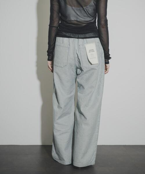 THE GOODLAND MARKET(ザグッドランドマーケット)の「ザ グッドランド マーケット RE DENIM BAKERPANTS(デニムパンツ・メンズ・ライトインディゴブルー・3/1/2/4)」の4枚目の写真