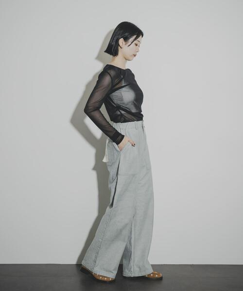 THE GOODLAND MARKET(ザグッドランドマーケット)の「ザ グッドランド マーケット RE DENIM BAKERPANTS(デニムパンツ・メンズ・ライトインディゴブルー・3/1/2/4)」の7枚目の写真