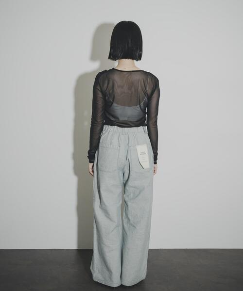 THE GOODLAND MARKET(ザグッドランドマーケット)の「ザ グッドランド マーケット RE DENIM BAKERPANTS(デニムパンツ・メンズ・ライトインディゴブルー・3/1/2/4)」の8枚目の写真