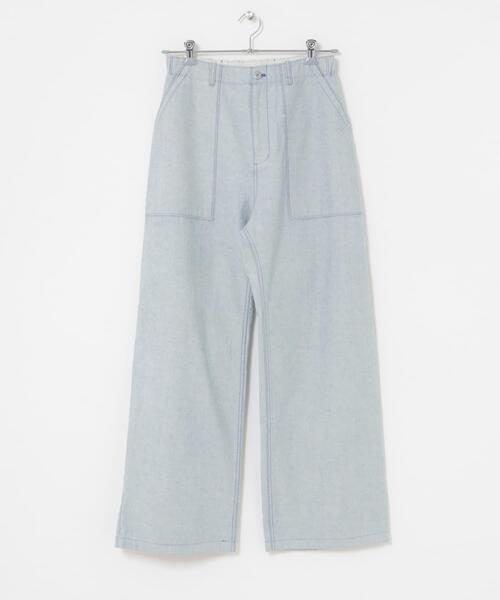 THE GOODLAND MARKET(ザグッドランドマーケット)の「ザ グッドランド マーケット RE DENIM BAKERPANTS(デニムパンツ・メンズ・ライトインディゴブルー・3/1/2/4)」の9枚目の写真