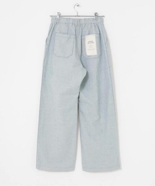 THE GOODLAND MARKET(ザグッドランドマーケット)の「ザ グッドランド マーケット RE DENIM BAKERPANTS(デニムパンツ・メンズ・ライトインディゴブルー・3/1/2/4)」の12枚目の写真