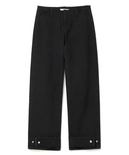 MILLO WOMEN（ミロウーマン）の「ローカットリラックスドジーンズ [ウォッシュドブラック]（デニムパンツ・レディース・その他・SMALL/MEDIUM）」の2枚目の写真