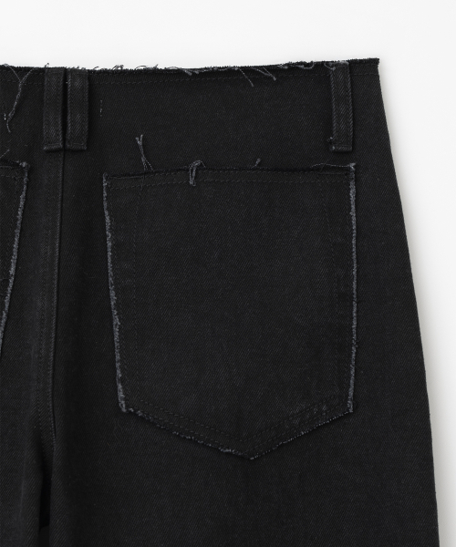 MILLO WOMEN（ミロウーマン）の「ローカットリラックスドジーンズ [ウォッシュドブラック]（デニムパンツ・レディース・その他・SMALL/MEDIUM）」の7枚目の写真