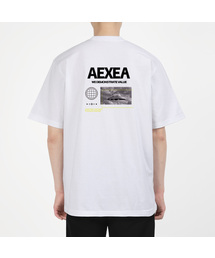 ブラックアウト半袖Tシャツ E04BRD_ABX10217