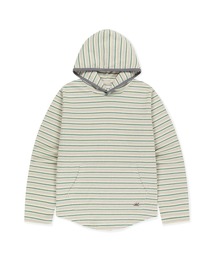 Dash Stripe Hooded LS Tee