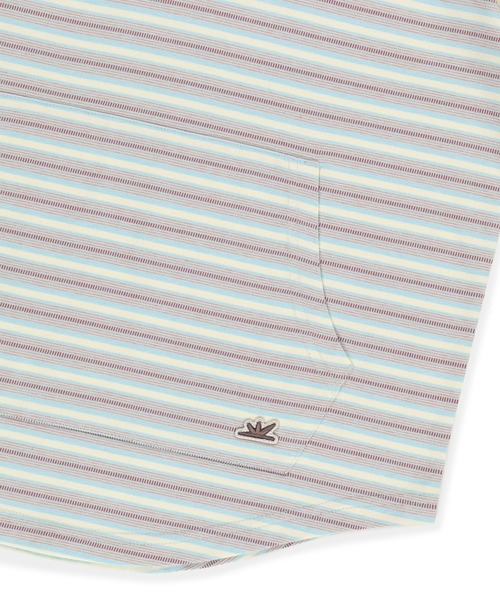 SUNLOVE(サンラブ)の「Dash Stripe Hooded LS Tee(Tシャツ/カットソー・レディース・ライトブルー/ベージュ/ネイビー・L/M/S)」の12枚目の写真