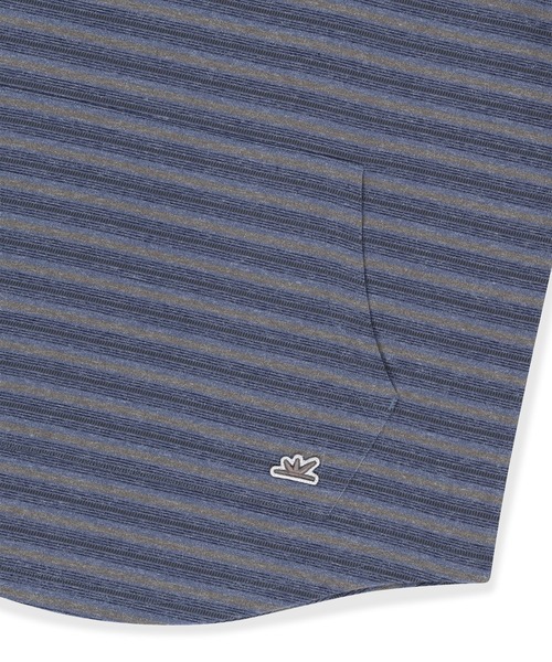 SUNLOVE(サンラブ)の「Dash Stripe Hooded LS Tee(Tシャツ/カットソー・レディース・ライトブルー/ベージュ/ネイビー・L/M/S)」の17枚目の写真