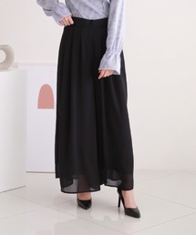 シフォンワイドパンツ