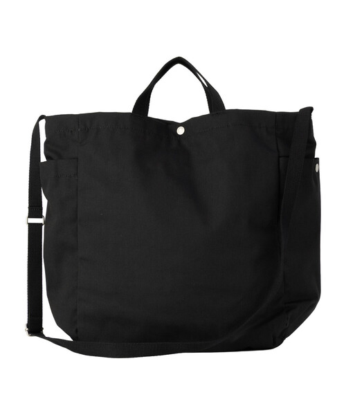 DANTON（ダントン）の「QUARTIER LATIN - Canvas 2-Way Tote Bag（ショルダーバッグ・レディース・オレンジ/チャコール/アイボリー/ブラウン系その他/ブラック・-）」の11枚目の写真