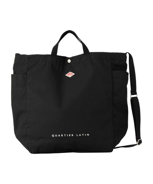 DANTON（ダントン）の「QUARTIER LATIN - Canvas 2-Way Tote Bag（ショルダーバッグ・レディース・オレンジ/チャコール/アイボリー/ブラウン系その他/ブラック・-）」の22枚目の写真