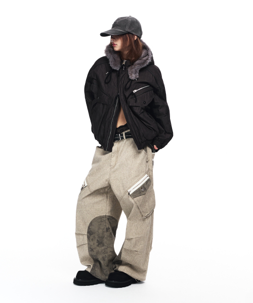 RSSC(アールエスエスシー)の「FUR LINE HOODIED PARKA - BLACK(ブルゾン・レディース・その他・1/2)」の6枚目の写真