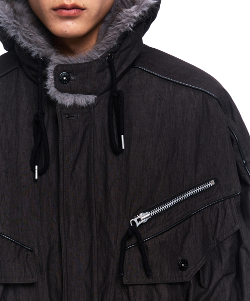 RSSC(アールエスエスシー)の「FUR LINE HOODIED PARKA - BLACK(ブルゾン・レディース・その他・1/2)」の7枚目の写真