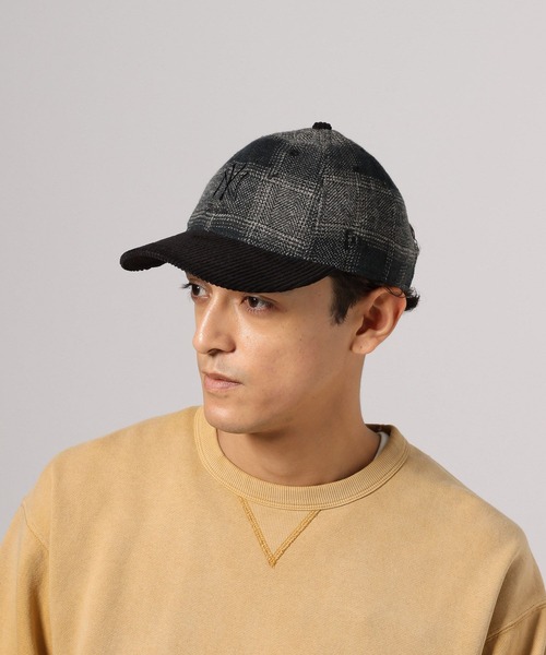 NEW ERA(ニューエラ)の「【NEW ERA(ニューエラ)】別注チェックコーデュロイ9THIRTY(キャップ・メンズ・ネイビー/ブラック/グリーン/ブラウン・FREE)」の10枚目の写真