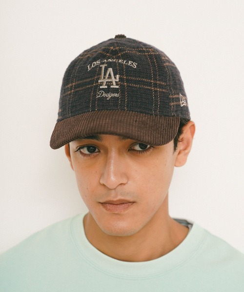 NEW ERA(ニューエラ)の「【NEW ERA(ニューエラ)】別注チェックコーデュロイ9THIRTY(キャップ・メンズ・ネイビー/ブラック/グリーン/ブラウン・FREE)」の15枚目の写真