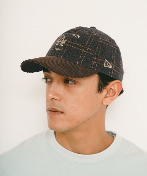 NEW ERA(ニューエラ)の「【NEW ERA(ニューエラ)】別注チェックコーデュロイ9THIRTY(キャップ・メンズ・ネイビー/ブラック/グリーン/ブラウン・FREE)」の16枚目の写真