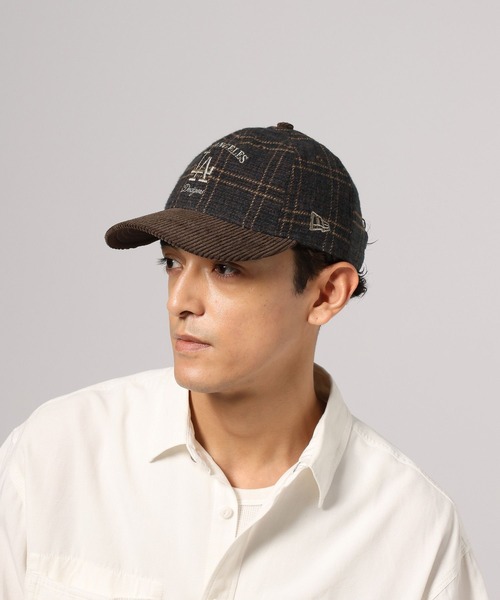 NEW ERA(ニューエラ)の「【NEW ERA(ニューエラ)】別注チェックコーデュロイ9THIRTY(キャップ・メンズ・ネイビー/ブラック/グリーン/ブラウン・FREE)」の21枚目の写真