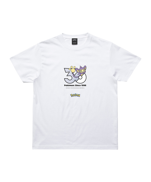 ZOZOSPOT(ゾゾスポット)の「Pokemon 30th Anniversary 1025 T-shirt 「エイパム」(Tシャツ/カットソー・レディース・ホワイト・SMALL/MEDIUM/LARGE/X-LARGE/XX-LARGE/XXX-LARGE/100cm/110cm/120cm/130cm/140cm/150cm/160cm)」の1枚目の写真