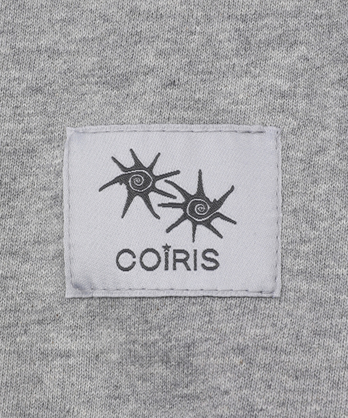 COIRIS(コイリス)の「ロネックバックレタリングスウェット男女共用(2カラー)(スウェット・レディース・ブラック/ライトグレー・FREE)」の5枚目の写真