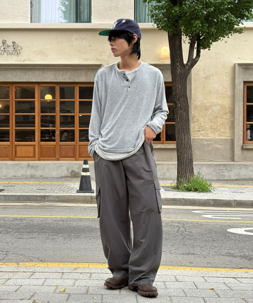 SIGNATURE（シグネチャ）の「ハーフバンディングカーブドカーゴパンツ[チャコール]（その他パンツ・レディース・その他・MEDIUM/LARGE）」の7枚目の写真