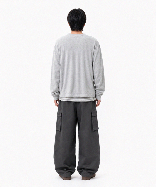 SIGNATURE（シグネチャ）の「ハーフバンディングカーブドカーゴパンツ[チャコール]（その他パンツ・レディース・その他・MEDIUM/LARGE）」の11枚目の写真