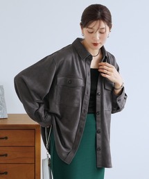 スエードポンチCPOシャツ