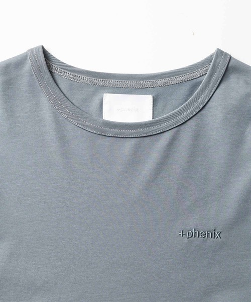 +phenix(プラスフェニックス)の「+phenix(プラスフェニックス)LAYERED LONG SLEEVE TEE / レイヤード ロングスリーブTシャツ(Tシャツ/カットソー・メンズ・ブラウン/ホワイト/ブラック/ブルー・M/L)」の16枚目の写真