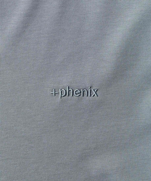+phenix(プラスフェニックス)の「+phenix(プラスフェニックス)LAYERED LONG SLEEVE TEE / レイヤード ロングスリーブTシャツ(Tシャツ/カットソー・メンズ・ブラウン/ホワイト/ブラック/ブルー・M/L)」の17枚目の写真