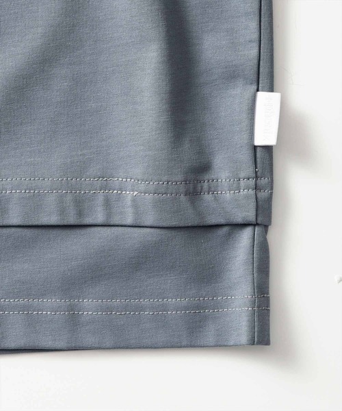 +phenix(プラスフェニックス)の「+phenix(プラスフェニックス)LAYERED LONG SLEEVE TEE / レイヤード ロングスリーブTシャツ(Tシャツ/カットソー・メンズ・ブラウン/ホワイト/ブラック/ブルー・M/L)」の10枚目の写真