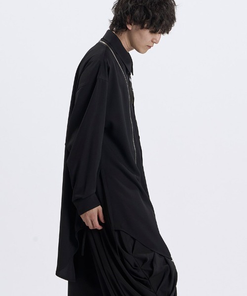 NO ID.(ノーアイディ)の「ms6668- バリアブルロングSH シャツ(459006-590S)(シャツ/ブラウス・メンズ・ホワイト/ブラック・ONE SIZE)」の15枚目の写真