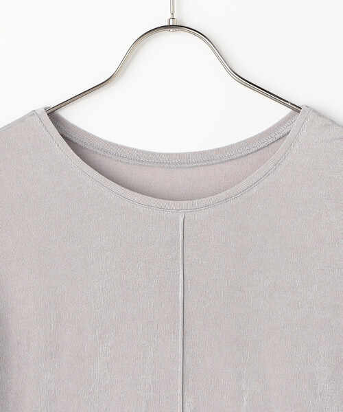 COMME CA ISM(コムサイズム)の「ポリエステルシャーリング 2WAYクルーネックカットソー(Tシャツ/カットソー・レディース・ブラック/グレー/アイボリー・L/M)」の13枚目の写真