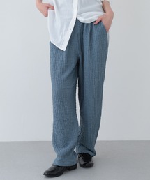26AW エンボス加工タックパンツ