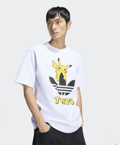 adidas(アディダス)の「ポケモン Tシャツ トーキョー3 / アディダスオリジナルス adidas Originals(Tシャツ/カットソー・メンズ・ホワイト・MEDIUM/LARGE/3XL/XX-LARGE/X-SMALL/X-LARGE/SMALL)」の5枚目の写真