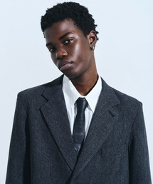 CAMPHOR WOOD（カンファーウッド）の「SLIM FAUX LEATHER TIE / スリムフェイクレザーネクタイ（ネクタイ）」