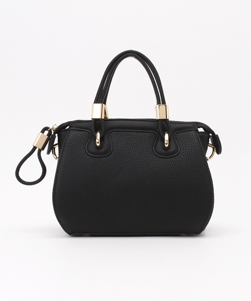 PLAIN CLOTHING（プレーンクロージング）の「ゴールドパーツ ミニハンドバッグ/ショルダーバッグ【PLAIN CLOTHING】（ハンドバッグ・レディース・グレー/ベージュ/レッド/ブラウン/ダークブラウン/ブラック・FREE）」の22枚目の写真